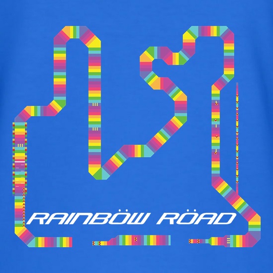 Rainbow Road t shirt